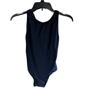 J. E. Sterguard Swimsuit Girls Size 10‎ One Piece Navy Blue Bathing Suit